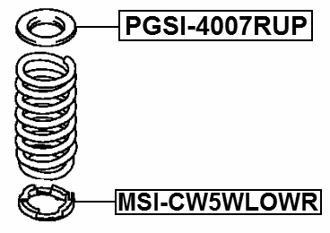 MSI-CW5WLOWR - REAR SPRING LOWER SEAT