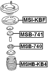 MSI-KBF - SPRING UPPER SEAT