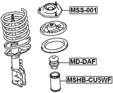 MSS-001 - FRONT SHOCK ABSORBER MOUNTING