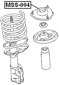 MSS-004 - FRONT SHOCK ABSORBER MOUNTING