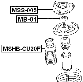 MSS-005 - FRONT SHOCK ABSORBER MOUNTING