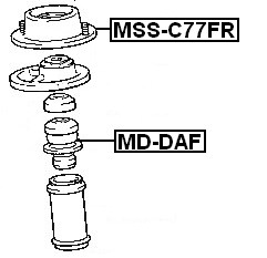 MSS-C77FR - FRONT SHOCK ABSORBER MOUNTING