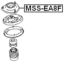 MSS-EA8F - FRONT SHOCK ABSORBER MOUNTING