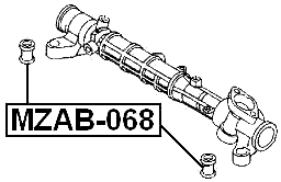 MZAB-068 - STEERING RACK BUSHING