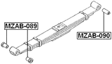 MZAB-089 - LEAF SPRING BUSHING