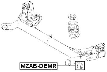 MZAB-DEMR - REAR CROSSMEMBER BUSHING
