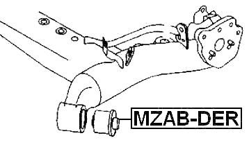 MZAB-DER - REAR CROSSMEMBER BUSHING
