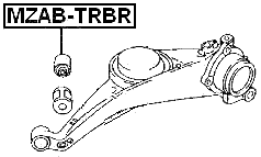 MZAB-TRBR - REAR ARM BUSHING