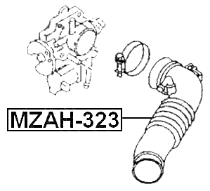MZAH-323 - AIR CLEANER HOSE