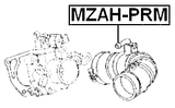 MZAH-PRM - AIR CLEANER HOSE