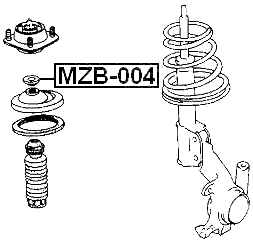 MZB-004 - FRONT SHOCK ABSORBER BEARING