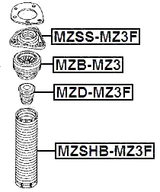 MZB-MZ3 - FRONT SHOCK ABSORBER BEARING