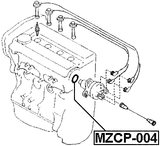 MZCP-004 - O-RING, IGNITION DISTRIBUTOR