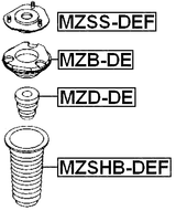 MZD-DE - FRONT SHOCK ABSORBER JOUNCE BUMPER