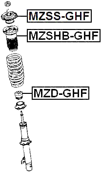 MZD-GHF - FRONT SHOCK ABSORBER JOUNCE BUMPER