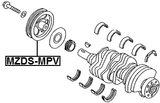 MZDS-MPV - CRANKSHAFT PULLEY