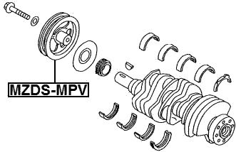 MZDS-MPV - CRANKSHAFT PULLEY