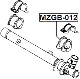 MZGB-012 - GROMMET STEERING RACK HOUSING