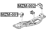 MZM-001 - FRONT ENGINE MOUNT