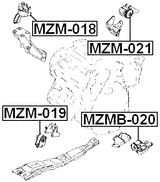 MZM-019 - FRONT ENGINE MOUNT