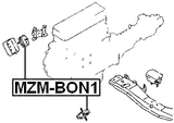 MZM-BON1 - FRONT ENGINE MOUNT