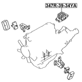 MZM-BONR - REAR ENGINE MOUNT