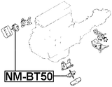 MZM-BT50 - FRONT ENGINE MOUNT