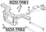 MZM-TRB1 - REAR DIFFERENTIAL MOUNT