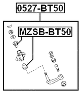 MZSB-BT50 - BUSHING IDLER ARM