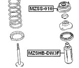 MZSHB-DW3F - FRONT SHOCK ABSORBER BOOT