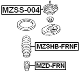 MZSHB-FRNF - FRONT SHOCK ABSORBER BOOT