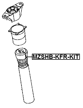 MZSHB-KFR-KIT - BOOT WITH JOUNCE BUMPER REAR SHOCK ABSORBER KIT