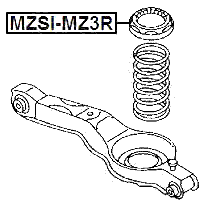 MZSI-MZ3R - REAR SPRING UPPER SEAT