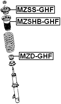 MZSS-GHF - FRONT SHOCK ABSORBER MOUNTING