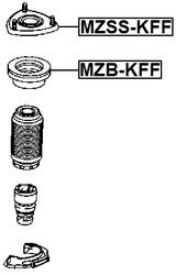 MZSS-KFF - FRONT SHOCK ABSORBER MOUNTING