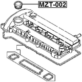 MZT-002 - OIL FILLER CAP GASKET