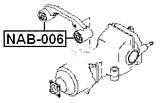 NAB-006 - DIFFERENTIAL MOUNT BUSHING