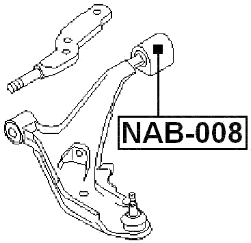 NAB-008 - REAR BUSHING, FRONT CONTROL ARM
