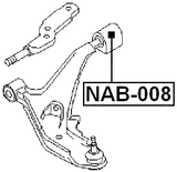 NAB-008 - REAR BUSHING, FRONT CONTROL ARM