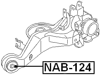 NAB-124 - REAR KNUCKLE BUSHING