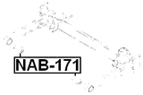 NAB-171 - REAR CROSSMEMBER BUSHING