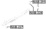 NAB-227 - REAR LEAF SPRING BUSHING