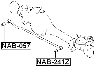 NAB-241Z - BUSHING, REAR TRANSVERSE ARM
