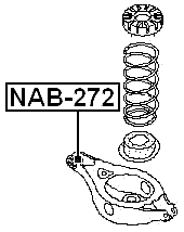 NAB-272 - BUSHING, REAR TRANSVERSE ARM
