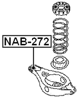 NAB-272 - BUSHING, REAR TRANSVERSE ARM