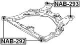 NAB-292 - SUBFRAME FRONT BUSHING