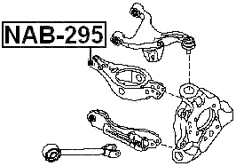 NAB-295 - BUSHING, REAR TRANSVERSE ARM