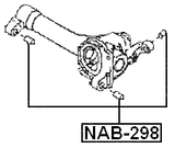 NAB-298 - DIFFERENTIAL MOUNT BUSHING
