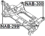 NAB-299 - SUBFRAME FRONT BUSHING