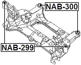 NAB-299 - SUBFRAME FRONT BUSHING